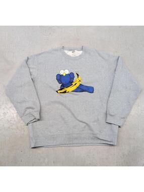 Uniqlo x Kaws x Andy Warhol Banana Gray Crew Neck Sweater